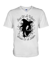 SOUL OF A WITCH HEART OF A HIPPIE V-Neck T-Shirt thumbnail