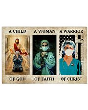 NURSE - A WARRIOR OF CHRIST Horizontal Poster tile