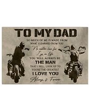 TO MY DAD Horizontal Poster tile
