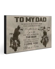 TO MY DAD 30x20 Gallery Wrapped Canvas Prints front