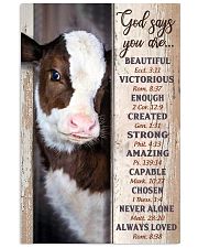 GOD SAYS YOU ARE 24x36 Poster front