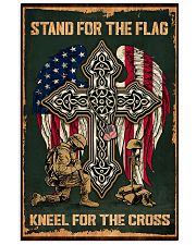 Stand for the flag Kneel for the cross 11x17 Poster thumbnail