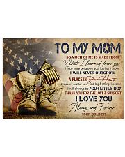 TO MY MOM Horizontal Poster tile