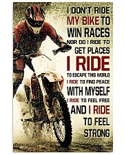 I DON'T RIDE MY BIKE TO WIN RACES Vertical Poster tile