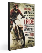 I DON'T RIDE MY BIKE TO WIN RACES 20x30 Gallery Wrapped Canvas Prints front