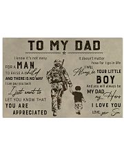 TO MY VETERAN DAD - MB313 36x24 Poster front