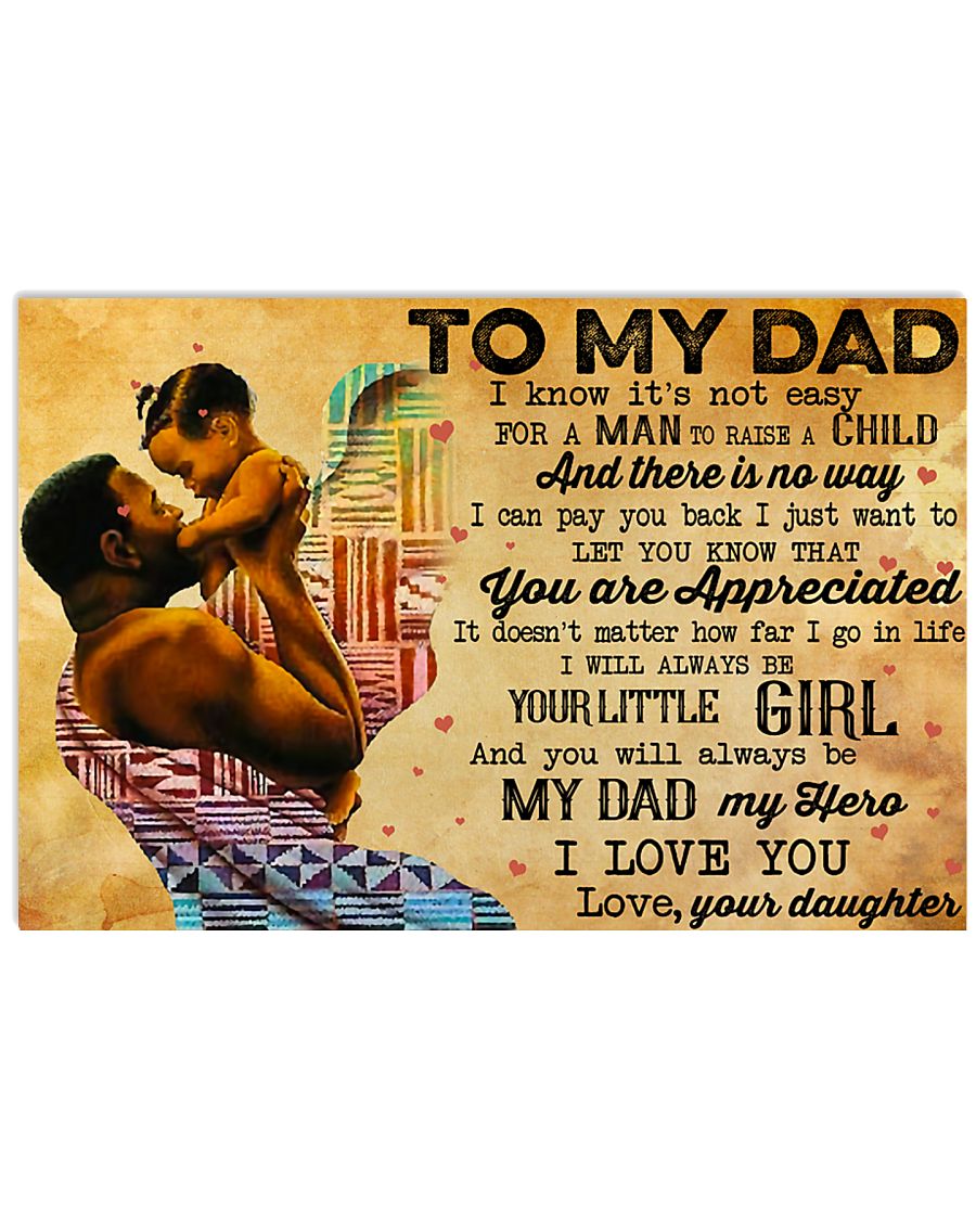 TO MY DAD - MB243 24x16 Poster