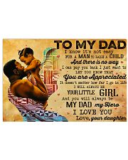 TO MY DAD - MB243 24x16 Poster front
