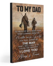 TO MY DAD 20x30 Gallery Wrapped Canvas Prints front
