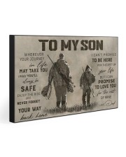 TO MY SON 30x20 Gallery Wrapped Canvas Prints front