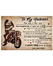 TO MY HUSBAND Horizontal Poster tile
