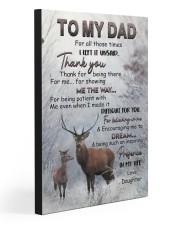 TO MY DAD 20x30 Gallery Wrapped Canvas Prints front