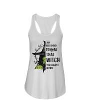 I AM DESCENDED FROM THAT WITCH Ladies Flowy Tank thumbnail