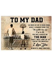 TO MY DAD Horizontal Poster tile