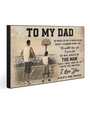 TO MY DAD 30x20 Gallery Wrapped Canvas Prints front
