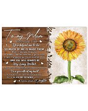 TO MY MUM FROM DAUGHTER 36x24 Poster front