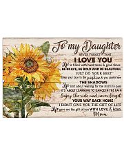 TO MY DAUGHTER Horizontal Poster tile