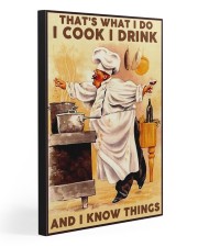 I COOK I DRINK AND I KNOW THINGS 20x30 Gallery Wrapped Canvas Prints front