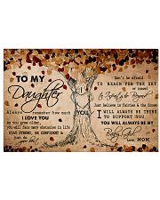 TO MY DAUGHTER Horizontal Poster tile