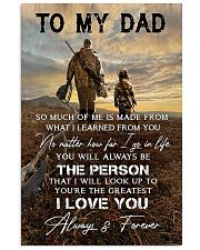 TO MY DAD - HUNTING Vertical Poster tile