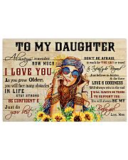 To my Daughter Horizontal Poster tile