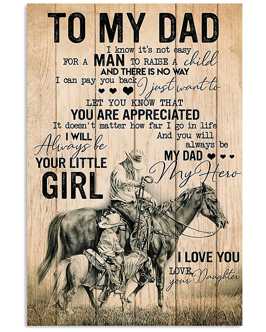 TO MY DAD - MB273 11x17 Poster