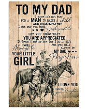 TO MY DAD - MB273 11x17 Poster front