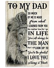 TO MY DAD Vertical Poster tile