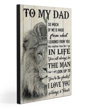 TO MY DAD 20x30 Gallery Wrapped Canvas Prints front