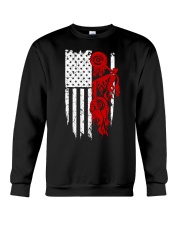 BIKE AMERICAN FLAG - MB244 Crewneck Sweatshirt thumbnail