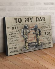 TO MY DAD - FIREFIGHTER 30x20 Gallery Wrapped Canvas Prints aos-canvas-pgw-30x20-lifestyle-front-07