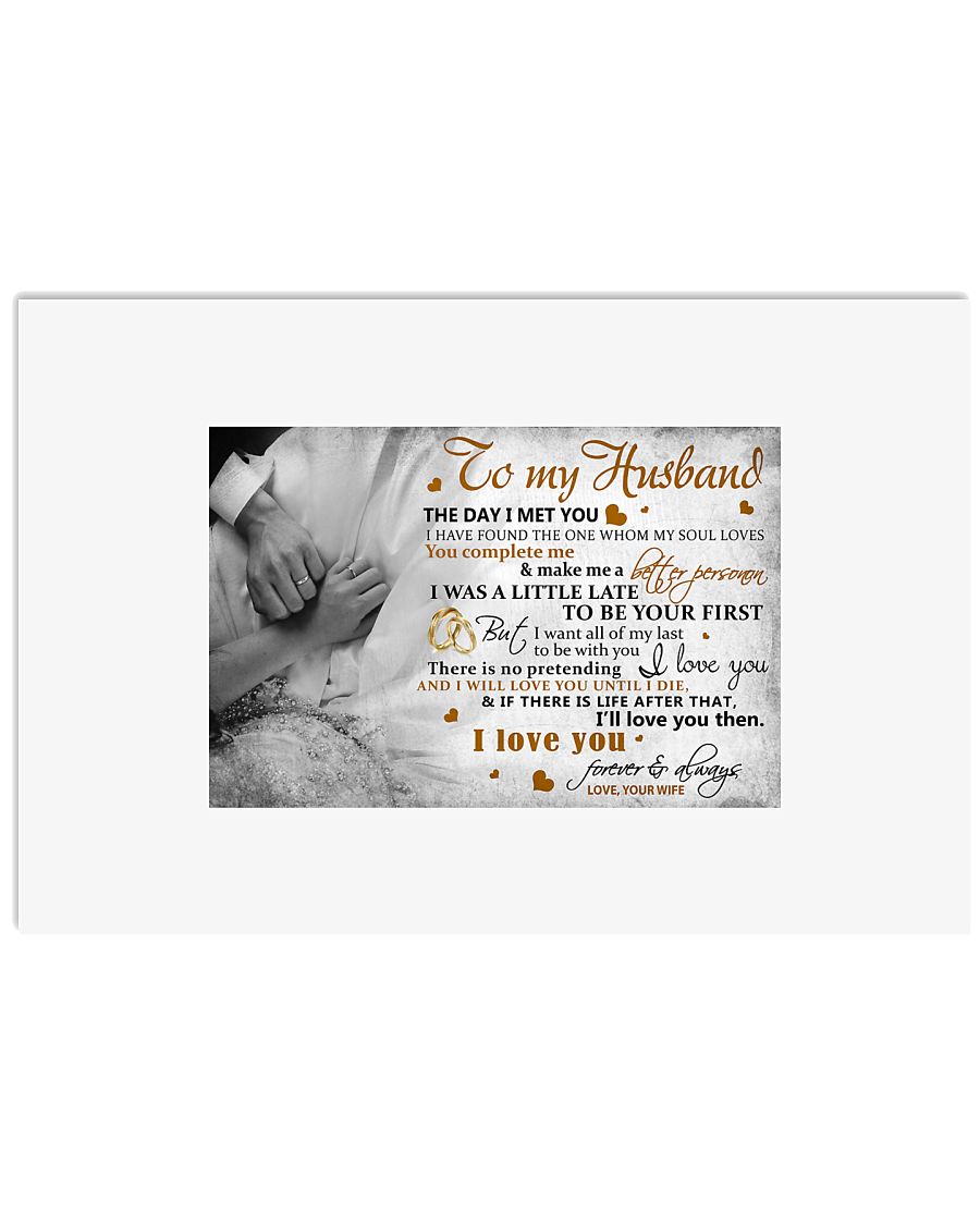 TO MY HUSBAND - MB316 36x24 Poster