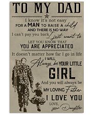 TO MY DAD - MB281 11x17 Poster front