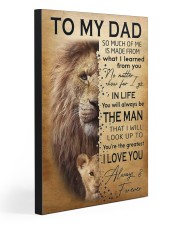TO MY DAD 20x30 Gallery Wrapped Canvas Prints front