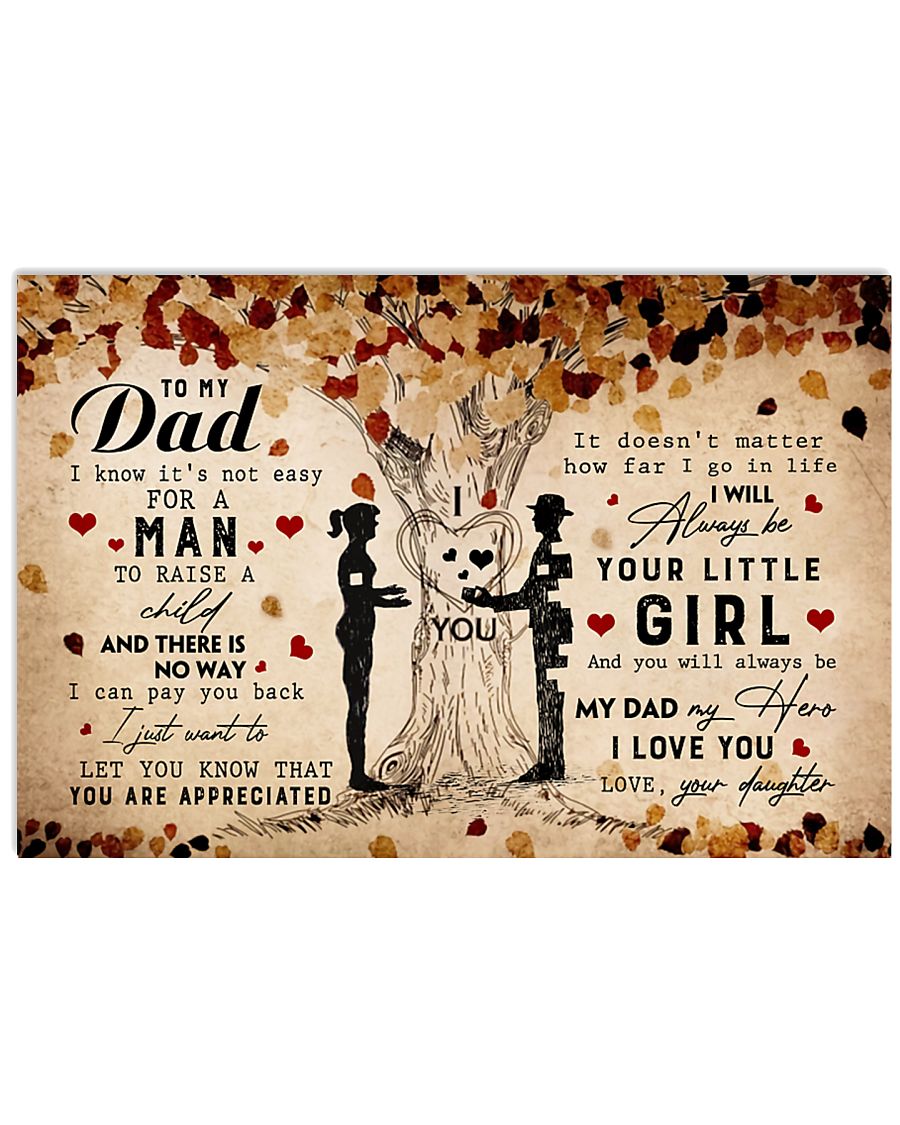 TO MY DAD - MB181 24x16 Poster