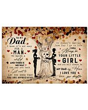 TO MY DAD - MB181 24x16 Poster front