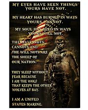 I AM A US MARINE Vertical Poster tile