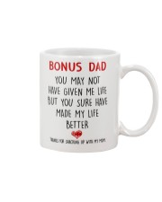 THANKS FOR SHACKING UP WITH MY MOM Mug front