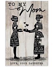 TO MY MOM - NURSE Vertical Poster tile