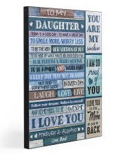 TO MY DAUGHTER - MB371 20x30 Gallery Wrapped Canvas Prints front