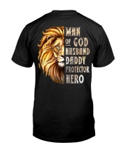 MAN OF GOD - MB256 Classic T-Shirt back