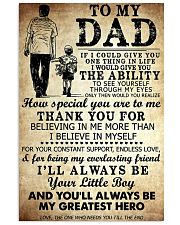 TO MY DAD - MB245 11x17 Poster front