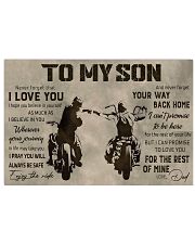TO MY SON Horizontal Poster tile