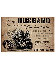 TO MY HUSBAND Horizontal Poster tile