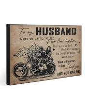 TO MY HUSBAND 30x20 Gallery Wrapped Canvas Prints front
