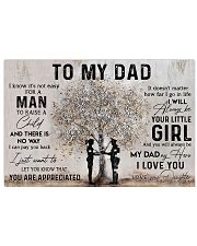 TO MY DAD - POLICE Horizontal Poster tile