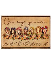 God says you are 17x11 Poster thumbnail