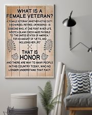 WHAT IS A FEMALE VETERAN 16x24 Poster lifestyle-poster-1