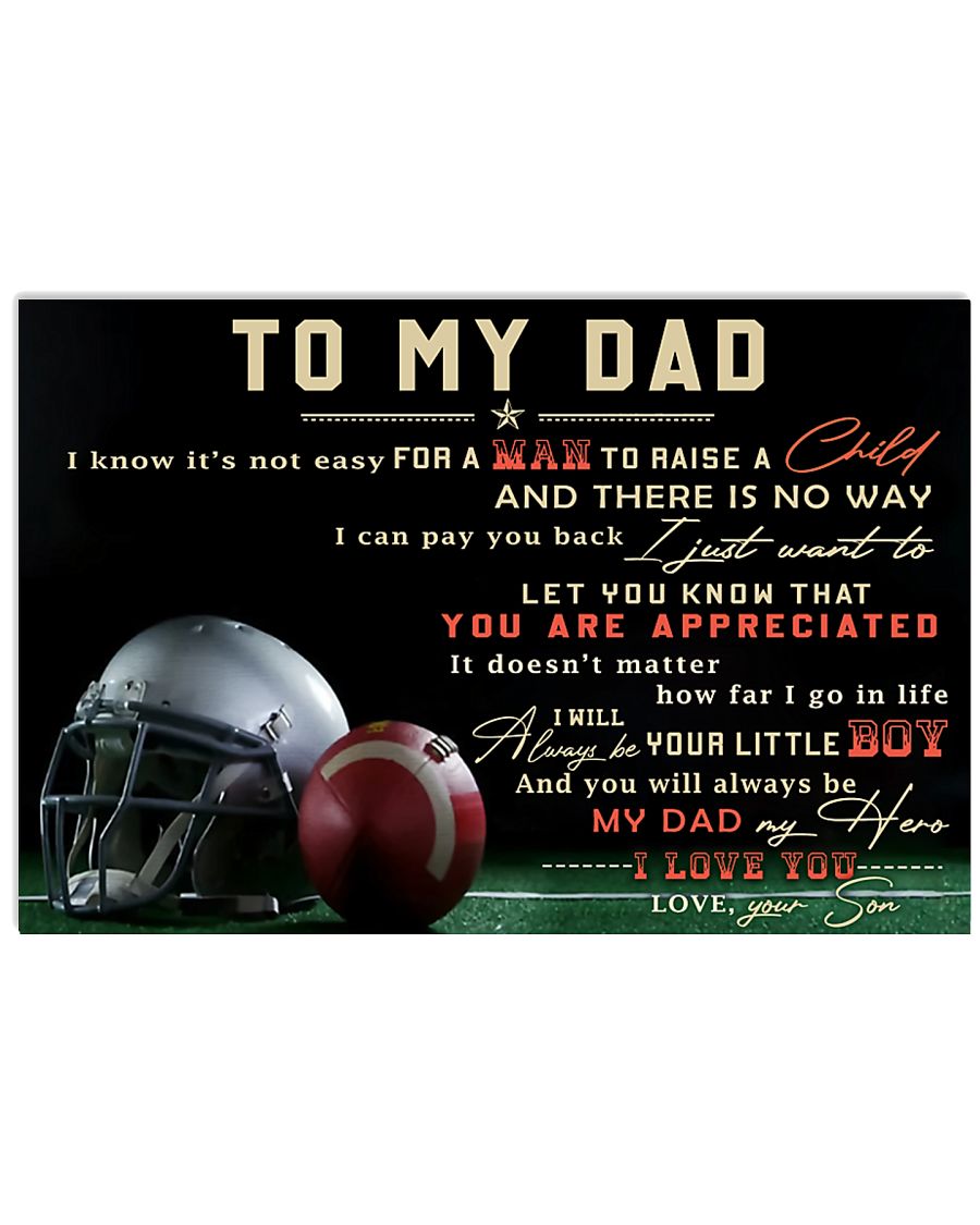 TO MY DAD - MB297 36x24 Poster
