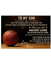 TO MY SON Horizontal Poster tile
